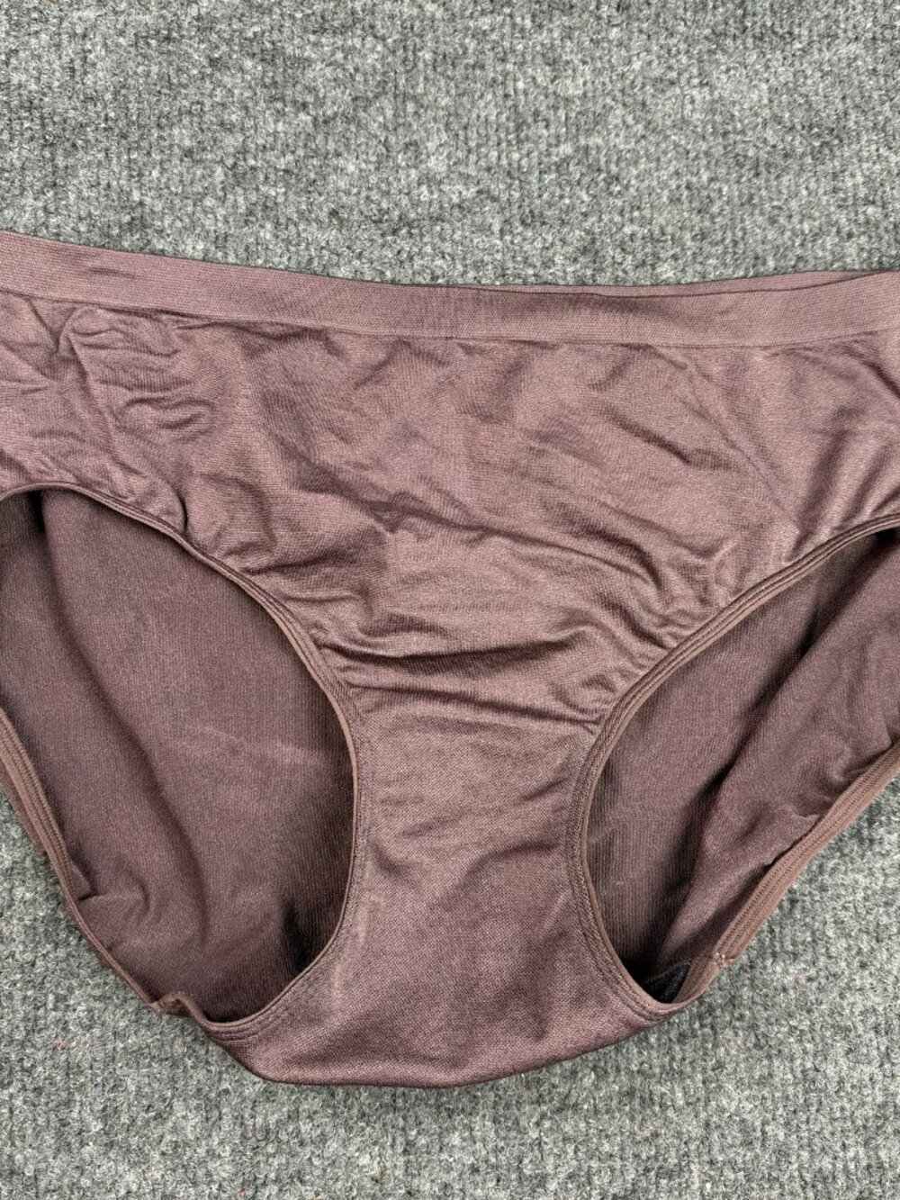 Jockey Women's Brown Seamless Brief Underwear Size 7 New